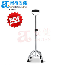 Canne <span class=keywords><strong>de</strong></span> <span class=keywords><strong>marche</strong></span> réglable en aluminium à base étroite avec <span class=keywords><strong>embouts</strong></span> en caoutchouc robustes, capacité <span class=keywords><strong>de</strong></span> charge <span class=keywords><strong>de</strong></span> 50 kg, fournitures <span class=keywords><strong>de</strong></span> rééducation thérapeutique - Product Image 2