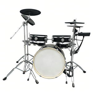 Value <strong>Pack</strong>: <strong>Drums</strong> Set Full Set Electronic with Stool, Pedals, and Sticks, Ready-to-Play <strong>Kit</strong> for Immediate Enjoyment - Product Image 1