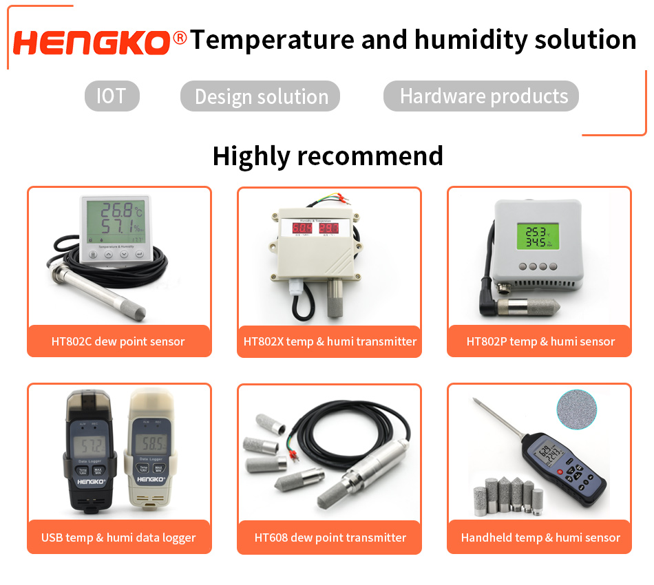 IP67 Waterproof 0-10V / 0-5V Temperature and Humidity Transmitter 316L Probe Housing Stainless Steel 316
