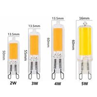 G9 Lighting Led 230V 2W3W4W COB Ampoule à LED Corps en verre Blanc chaud Source d'éclairage à LED Remplacer la lumière cristalline Ancienne ampoule halogène