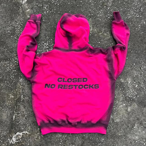 <span class=keywords><strong>Felpa</strong></span> con <span class=keywords><strong>Cappuccio</strong></span> Corta con Zip Unisex Y2K Streetwear Dettagli Strass Effetto Spray Sbiadito al Sole <span class=keywords><strong>Rosa</strong></span> Top Casual Moda Urbana - Product Image 2