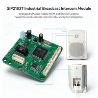Carte de développement audio pour interphone IP SIP2101T, module de traitement vocal du protocole SIP pour diffusion publique industrielle