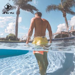 Factory Wholesale <b>Swim</b> Trunks Custom logo Fabric Changing Nylon Water Activated Swimwear Men <b>Shorts</b> Waterproof Swimsuit Men - Product Image 5