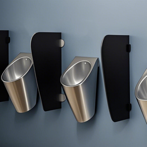 Piastra divisoria per orinatoi da bagno 304 in acciaio inossidabile resistente alla ruggine da uomo - Product Image 4