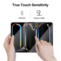 Protecteur d'écran en verre trempé 9H pour iPad Pro 11 pouces 2024 Tablette sans bulles Film de protection ultra clair pour iPad Air 11 13