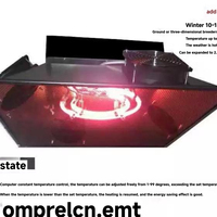 Mangeoire automatique à contrôle de température pour volailles, poussins, bétail, porcs, avec chauffage et surveillance à distance – Matériel agricole