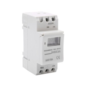 Interruptor de tiempo programable digital HX AHC15A AC220V, temporizador montado en riel para uso industrial - Product Image 2