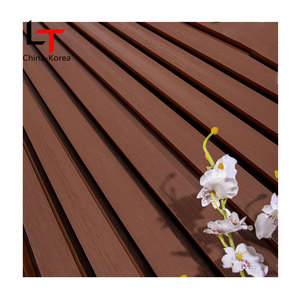 Revestimiento de Pared WPC para Decoración <span class=keywords><strong>Exterior</strong></span>, Panel de Pared con Ranuras, <span class=keywords><strong>Madera</strong></span> Plástica Compuesta, <span class=keywords><strong>Listones</strong></span> Acanalados de Alta Calidad - Product Image 3