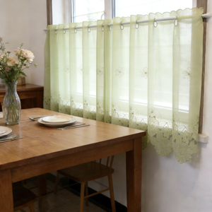 <span class=keywords><strong>Rideau</strong></span> court en dentelle rose, vert frais, pour cuisine, petite porte, fenêtre flottante, <span class=keywords><strong>armoire</strong></span>, demi-<span class=keywords><strong>rideau</strong></span> en gaze - Product Image 5