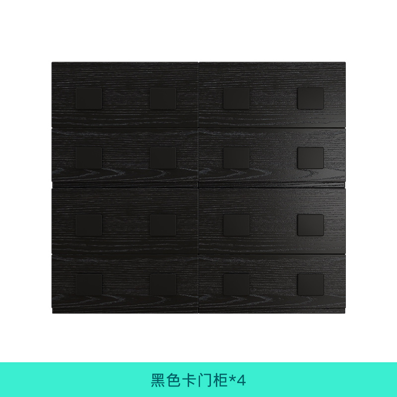 15mm solid wood ecological board-black willow wood 55cmx4