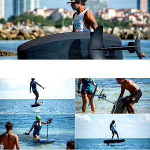 Planche de surf/wakeboard électrique en fibre de carbone personnalisée avec hydrofoil, propulseur sous-marin, télécommande et corde de maintien – Vente directe usine - Product Image 4