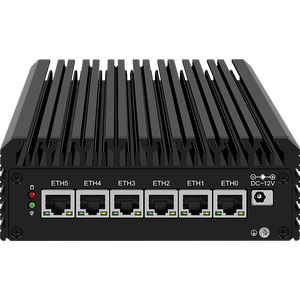 Core I7 1265u I5 1235u I3 1215u Firewall Router 8K Firewall Hardware Server 6*2.5Gb I 226V Fanless Mini Pc Voor Het Bedrijfsleven - Product Image 1