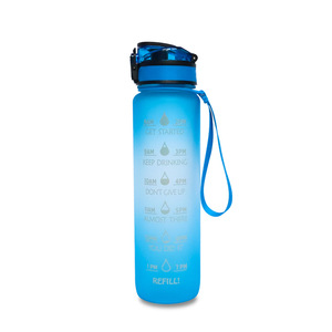32oz Étanche À Boire SANS BPA bouteille d'eau avec de <span class=keywords><strong>la</strong></span> paille de <span class=keywords><strong>motivation</strong></span> marqueur temporel - Product Image 1