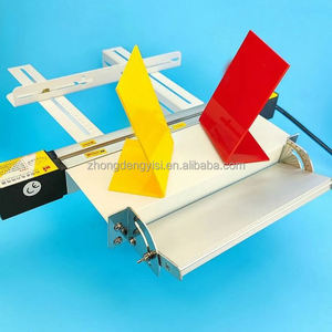 Plaque de signalisation en plastique PVC avec réglage d'angle, plaque de positionnement, machine à plier le plastique acrylique à chaud, plieuse manuelle chauffante - Product Image 4