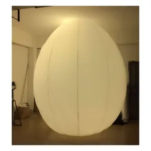 hot sale customized giant giant inflatable LED egg with lighting, inflatable LED balloon for party decoration