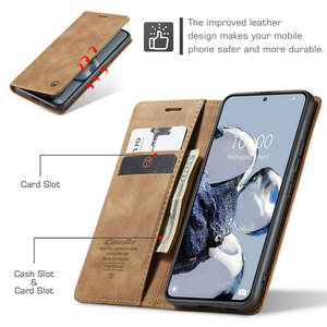 <span class=keywords><strong>Custodia</strong></span> CaseMe Online per <span class=keywords><strong>Xiaomi</strong></span> 12T Pro, Protettore Magnetico di Lusso in Pelle PU + TPU, Cover Flip con Portafoglio e Porta Carte per <span class=keywords><strong>Xiaomi</strong></span> 12T <span class=keywords><strong>11T</strong></span> - Product Image 2