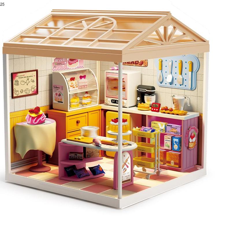 Doll House Furniture Scene Diy Bakery