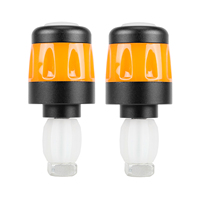 Clignotants de guidon LED Ulip, rechargeables par USB, feux de signalisation latéraux intelligents, feux d'avertissement de sécurité pour scooter et vélo