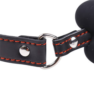 Bs Bondage Silicone Leather Dog Bones Gag Mouth <span class=keywords><strong>Pet</strong></span> Bone Bite Ball Gag BDSM Fetish Slave restraint <span class=keywords><strong>Sex</strong></span> Toys - Product Image 6