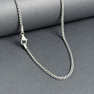 Factory Wholesale 925 <strong>Silver</strong> Necklaces Chopin <strong>Chains</strong> Classic <strong>Long</strong> Rope <strong>Chain</strong> 18K Gold Plated Men Women Gifts Parties - Product Image 3