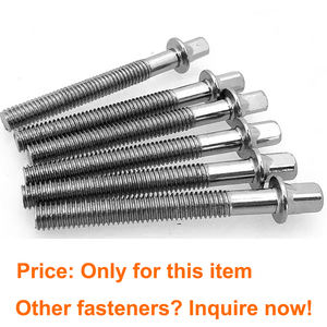 Bas davul vida çubuklar 60mm sıkı gergi çubukları davul perküsyon enstrüman aksesuarları parçaları davul vidalı - Product Image 5