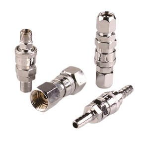 Rixin <b>Quick</b> Coupler Threaded Carbon Steel 57 Pneumatic <b>Connector</b> - Product Image 2