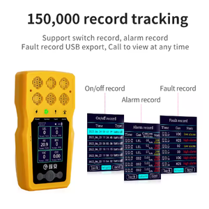 Dispositivo portátil de detección de <span class=keywords><strong>gas</strong></span> 6 en 1 con sensores combustibles y tóxicos personalizables - Product Image 6