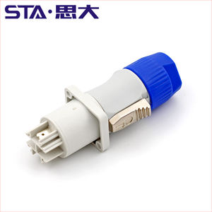 Connettori Powercon in plastica blu LED spina dello schermo 3 poli chiudibile a chiave cavo aviazione NAC3FCA NAC3FCB SAC3FCA SAC3FCB - Product Image 6