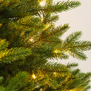 Nouvel Arbre <span class=keywords><strong>de</strong></span> Noël Artificiel en PE Pur <span class=keywords><strong>de</strong></span> Haute Qualité 1,5-<span class=keywords><strong>3m</strong></span> avec Lumières Intégrées Décorations Lumineuses Claires/Blanches <span class=keywords><strong>Sapin</strong></span> du Canada Adapté aux Animaux - Product Image 2