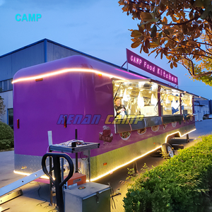 शिविर रियायत खाद्य ट्रेलर पूरी तरह से सुसज्जित खाद्य ट्रक फूड की दुकान हवा धारा ट्रेलर मोबाइल रेस्तरां - Product Image 4