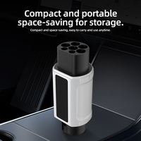 Adaptateur de charge EV de type 1 à GB/T en ABS PC ignifuge, sûr, 7 kW, 220 V AC pour voitures électriques et SUV