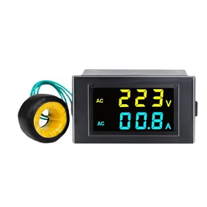 D85-2042AG AC LCD Digital Voltmeter Ammeter Amp Volt Panel Meter AC 80-300V 0-100A