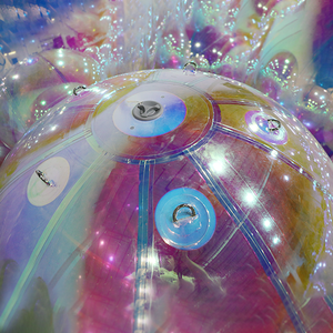 Gran Esfera de Disco Espejo Inflable de PVC para Eventos Balón para Decoración, Publicidad en Escenario y Promoción de Fiestas - Product Image 6