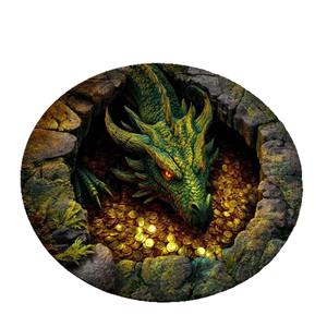 Tapis rond Wan Xinlong en velours cristal, style bohème, résistant aux taches, pour salon, décoration de canapé, hiver 2025 - Product Image 2