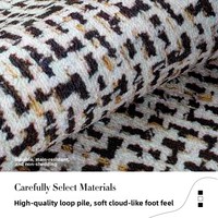 Karpet Cetak Digital Modern Ruang Tamu Sofa Meja Kopi Karpet Loop-Pile Kursi Putar Ruang Belajar Bantal Kursi Goyang Kamar Tidur