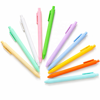 Stylo bille fantaisie en plastique, toucher doux, personnalisable avec logo, pas cher, pour promotion ou cadeau