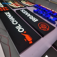 Enseigne lumineuse LED 3D personnalisée pour extérieur, lettres lumineuses, signalétique pour magasin, bâtiment, mur, publicité