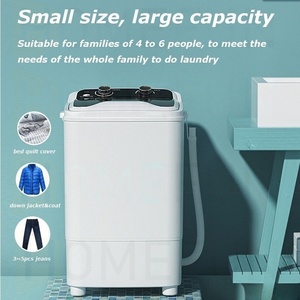 Thanh Lịch 7.5Kg Xách Tay Máy Giặt Máy Sấy Kết Hợp Với Ánh Sáng Màu Xanh Khử Trùng Duyên Dáng Hữu Ích Cho Sinh Viên Căn Hở Ký túc xá Chúng Tôi Cắm RV Sử Dụng - Product Image 2