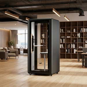 Cabina de Aislamiento Acústico Moderna y Móvil para Exteriores, Oficina, Estudio, Grabación, Reuniones, Trabajo, Llamadas Telefónicas - Product Image 3