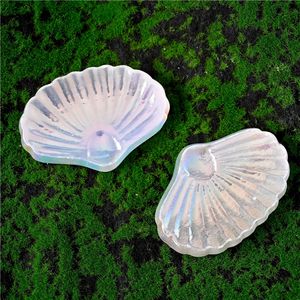 Pierres de guérison de haute qualité en gros, coquille de sélénite colorée Aura, cristal sculpté pour la guérison CrystalHola 9cm Feng Shui - Product Image 1