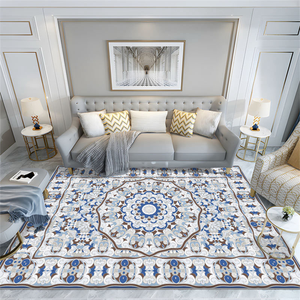 Tapis de prière musulman en polyester doux, écologique, avec support antidérapant, hauteur de poils de 6 mm, épaisseur moyenne, pour usage domestique et commercial - Product Image 4