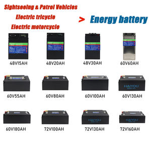 Baterai Lithium Ion portabel prismatik LiFePO4, baterai Lithium Ion 72V 100AH untuk kendaraan listrik beroda 3/4 - Product Image 3