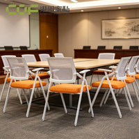 Chaises en plastique blanches pour événements, chaises empilables pour événements, chaise de bureau, chaise pliante orange pour la formation
