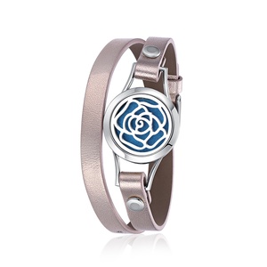 Hot Selling Children's Stainless Steel <b>Locket</b> Aromatherapy Essential Oil Diffuser Bracelet Fashionable Casual/Sporty - Product Image 3