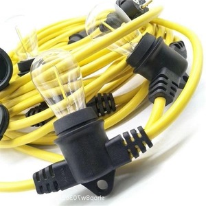 <b>E27</b> <b>Lamp</b> <b>Holder</b> String Light Wire 1.5 Sqmm Eu Plug 220V Plastic Bulb <b>Holder</b> Screw Type Convenient Outdoor Use - Product Image 3