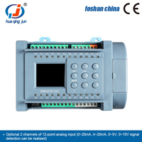 Huaqingjun 8DI 8DO Salida de transistor PLC 2AI 2AO 0-20mA Salidas de pulso WIFI Aplicación de teléfono PLC para servomotores