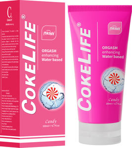 Lubrificante sessuale a base d'acqua CokeLife Wholesale 200ml, gel lubrificante aromatizzato alla frutta, campione gratuito per donne - Product Image 2