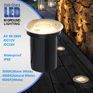 OEM ODM IP65 Wasserdichte Blendfreie <span class=keywords><strong>LED</strong></span>-Bodeneinbauleuchte Uplight mit Wabenstruktur-Glas 3-48W Niederspannungs-Landschaftsbeleuchtung - Product Image 5
