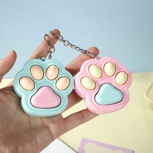 Atacado: Chaveiro Sensorial Pop It Patinha de Gato de Silicone para Alívio do Estresse, Brinquedo para Autismo, Pingente <span class=keywords><strong>Kawaii</strong></span> para Bolsa, Lembrancinha de Festa, Venda a Granel - Product Image 5