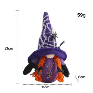 <b>Halloween</b> Decorations Faceless Dwarf Doll Spider Bat Party Decorations Home Kids Toys Desktop <b>Ornaments</b> Holiday Decor Supplies - Product Image 6